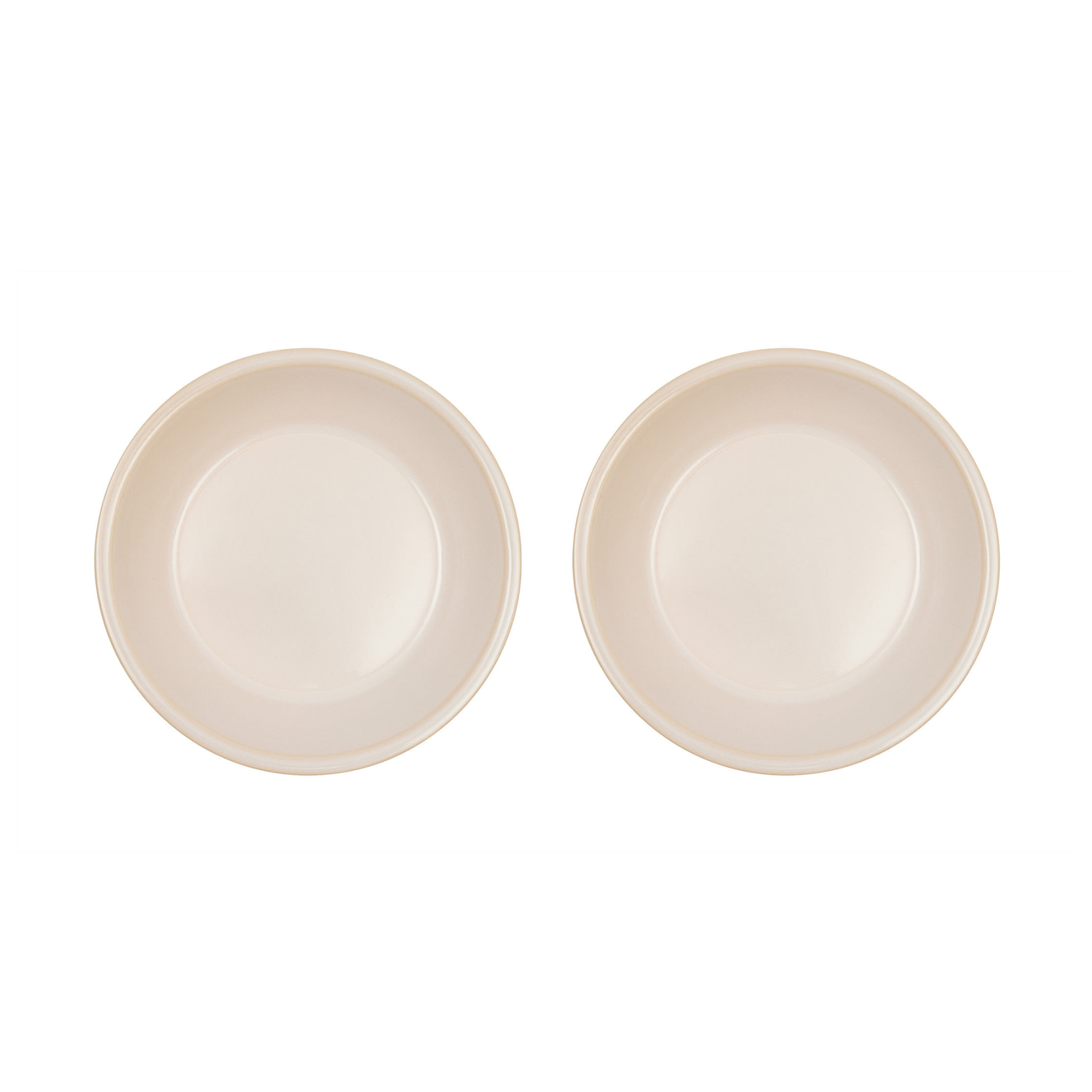 Yuka Deep Plate, Set of 2 in Offwhite