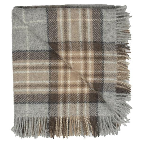 Highland Tweeds  Tartan Roll-Up Travel Blanket ~ McKellar ~