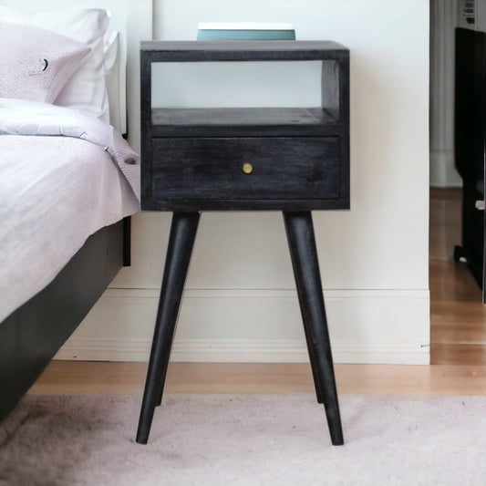 Solid Wood Mini Nightstand