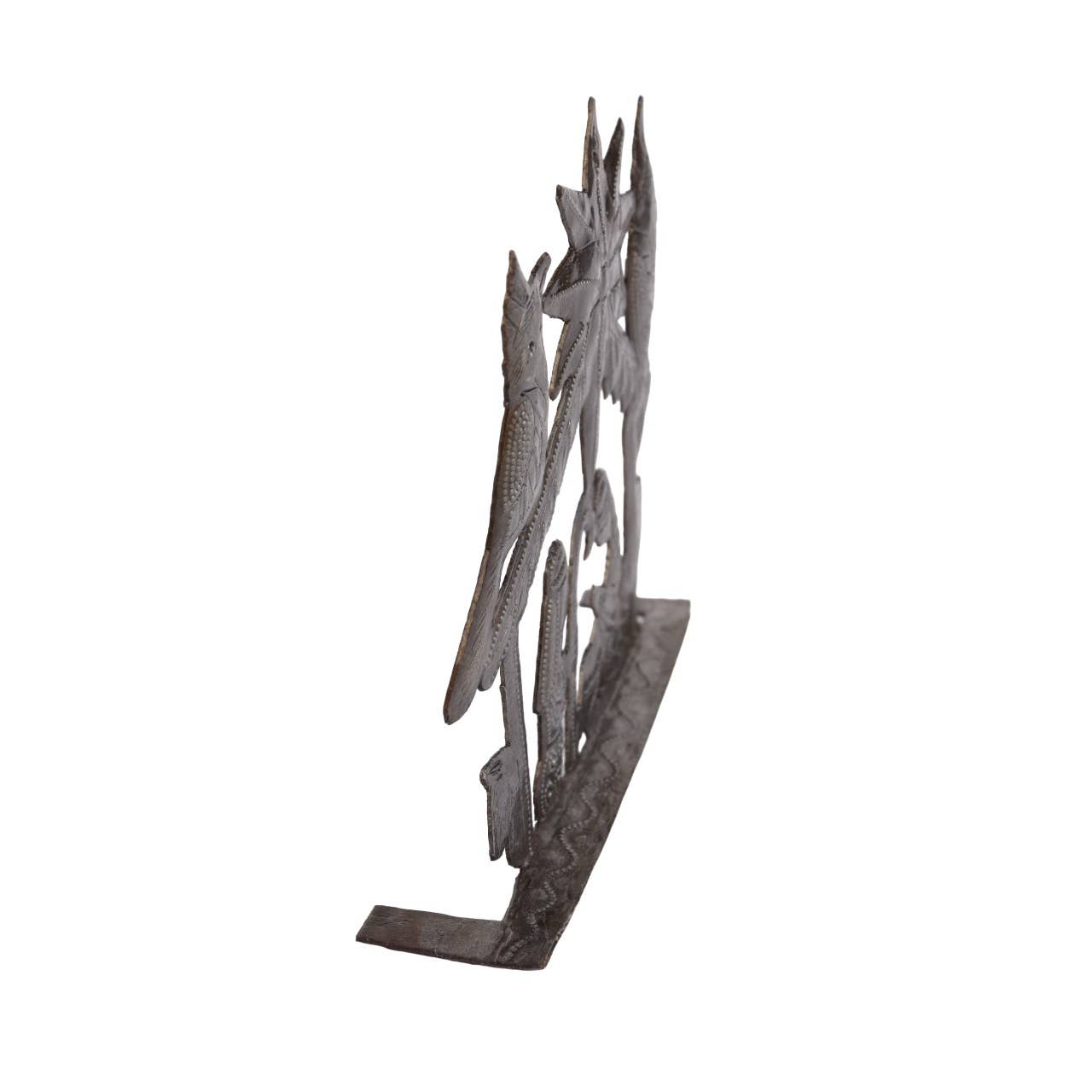 Haitian Metal Mini Standing Nativity Scene