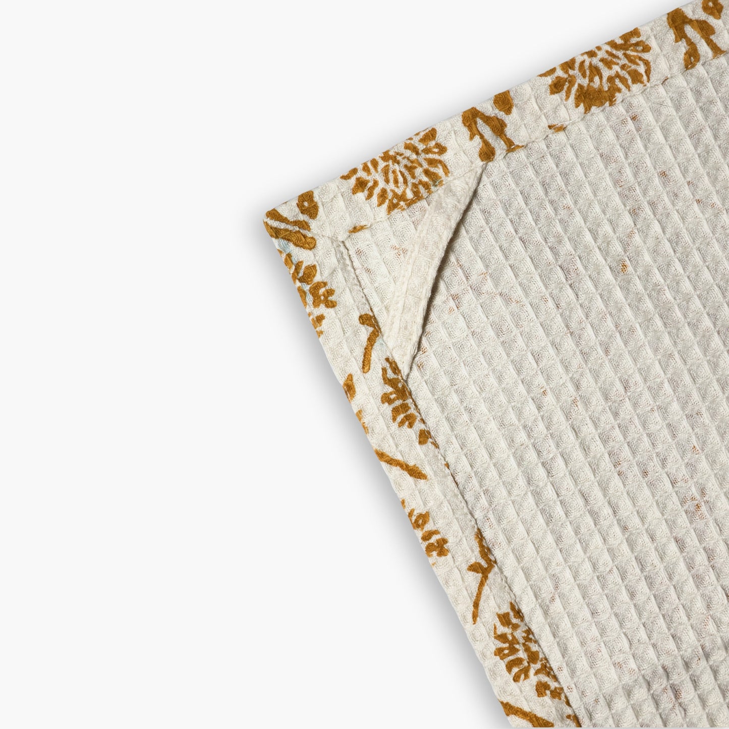 Nikhar Harmony Cotton Waffle Kitchen Towels - Mixed Set of 2