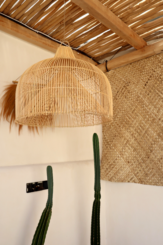 Sienna X-Large Dome Shape Rattan Pendant Light Fitting