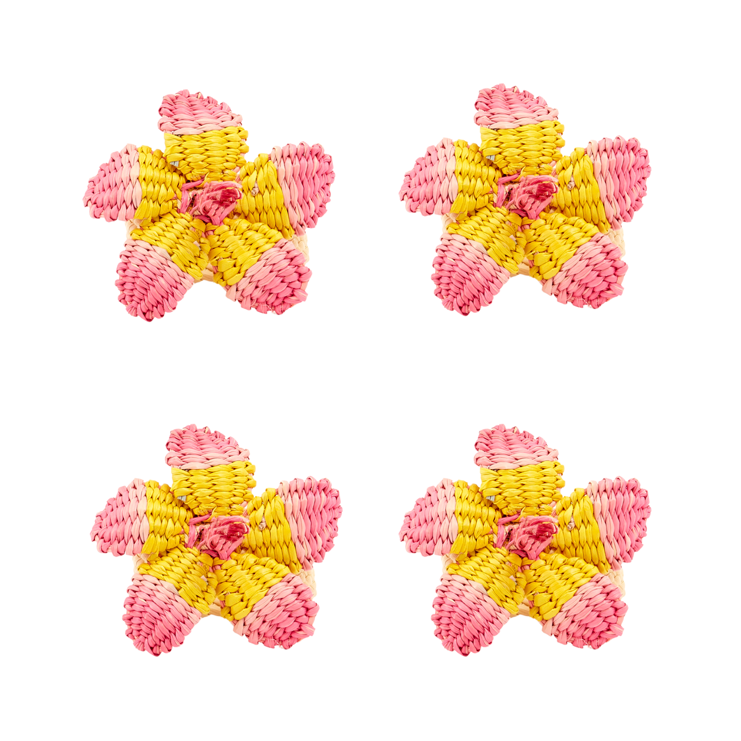 S/4 Hibiscus Napkin Ring