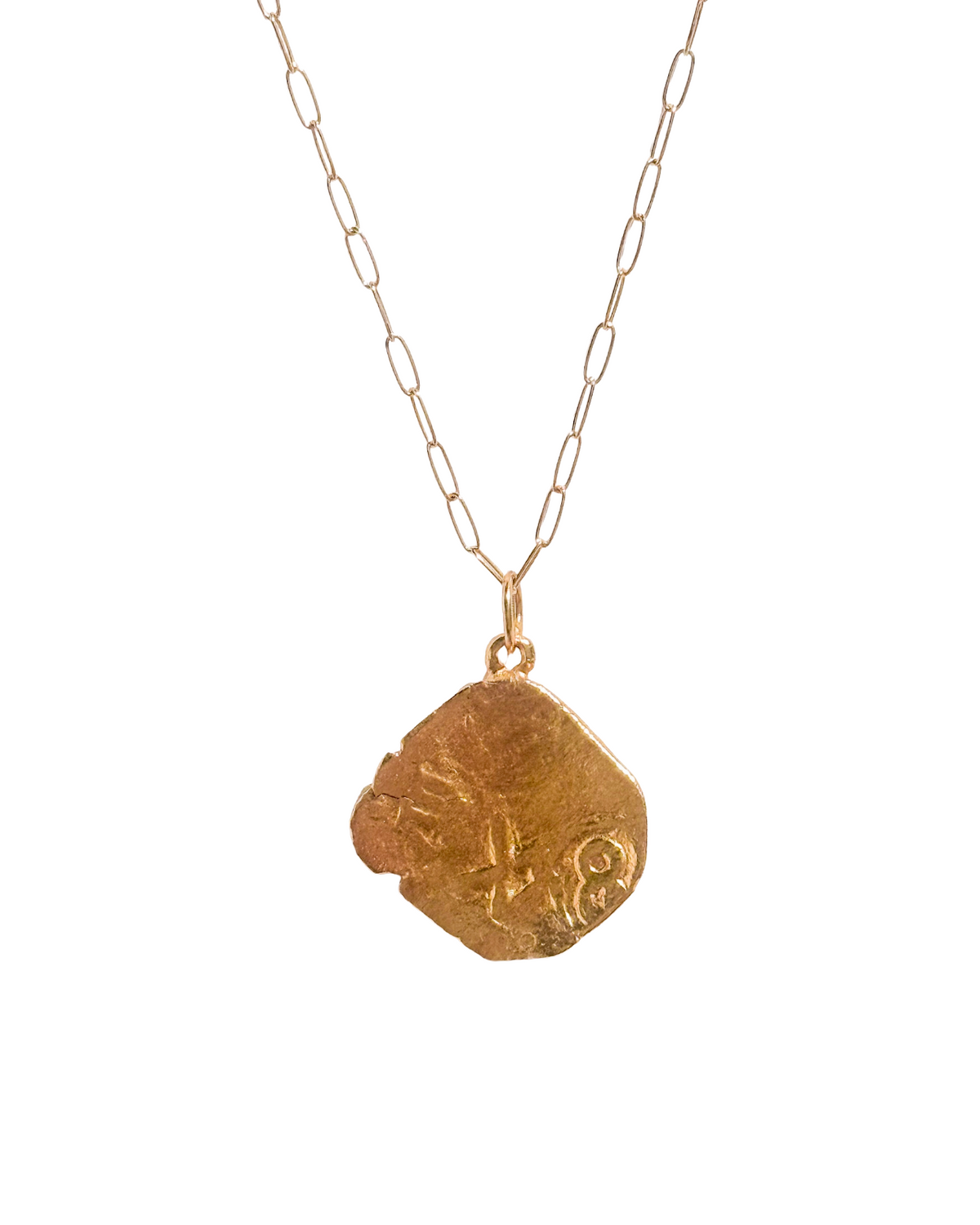 Ex8 ésotériques Long Coin Necklace