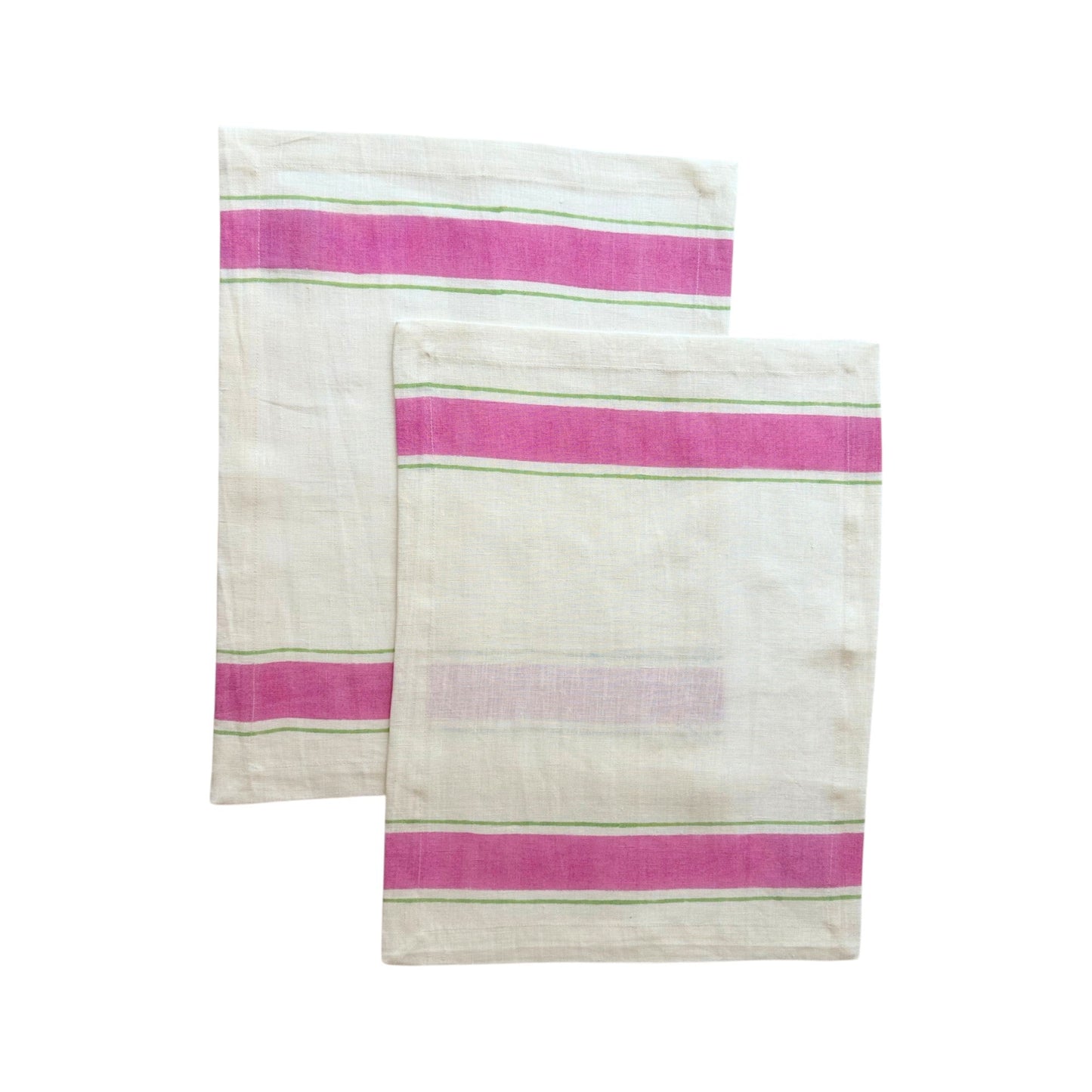 Leher Linen Placemats - Pink (Set of 2)