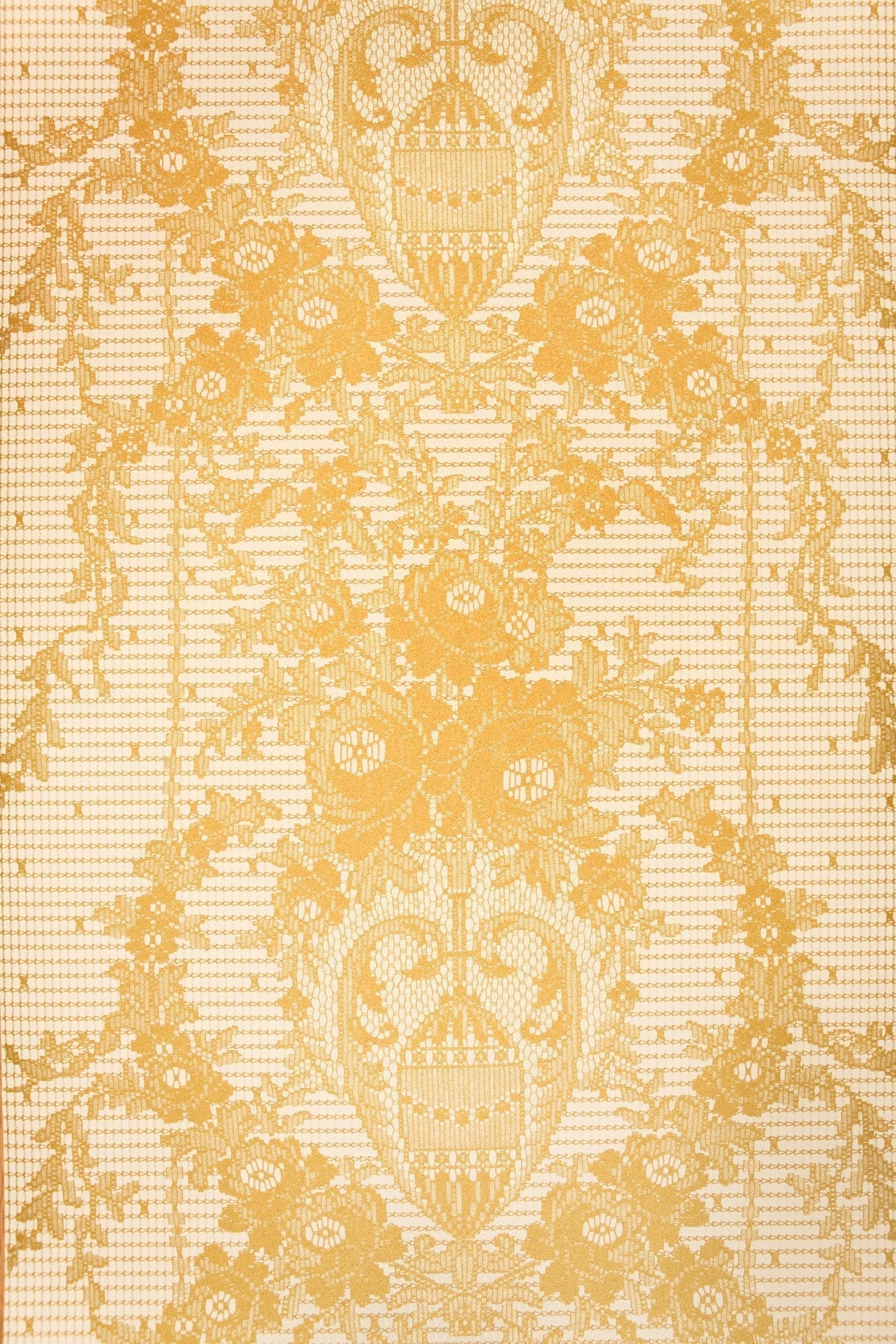 Prince of Scots Rose Damask Paper Lace Vinyl Wallpaper