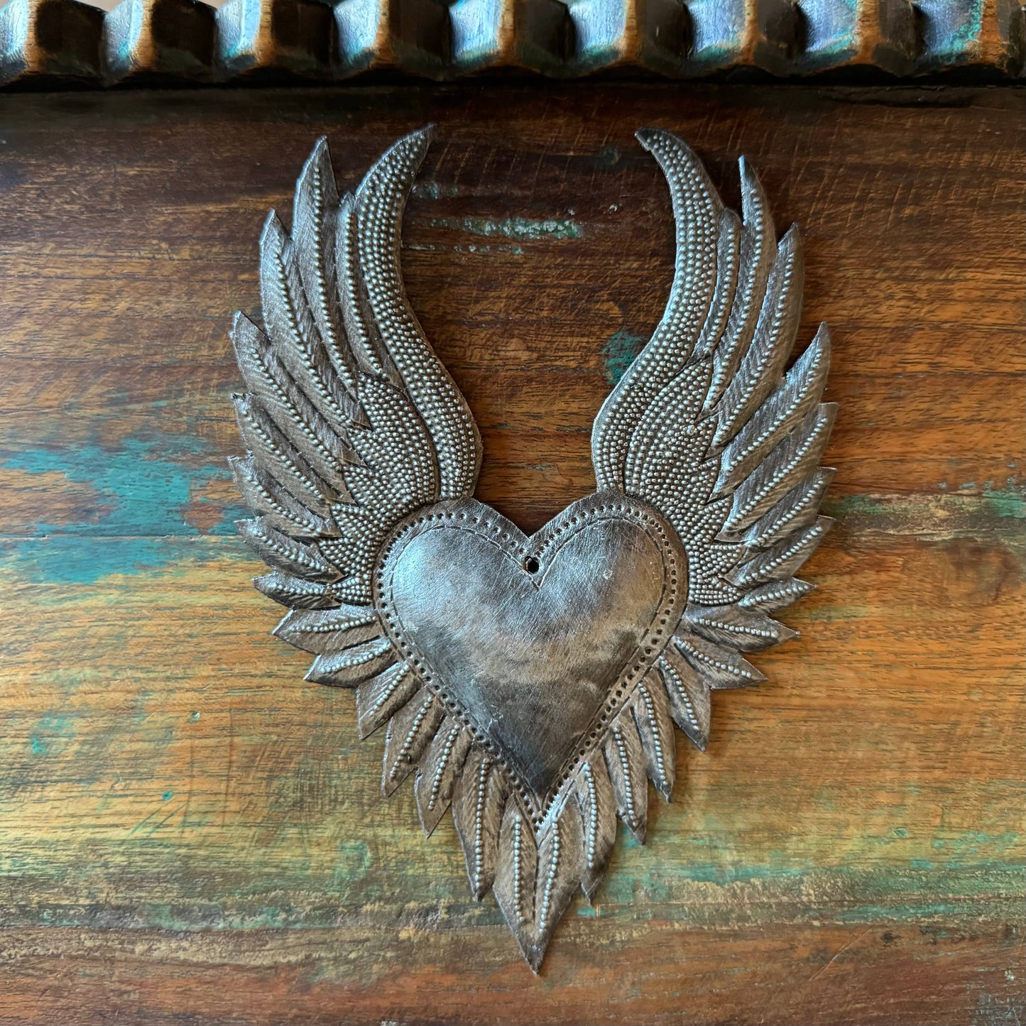 7.5" x 5.5" Flaming Sacred Heart, Milagro, Flaming Heart