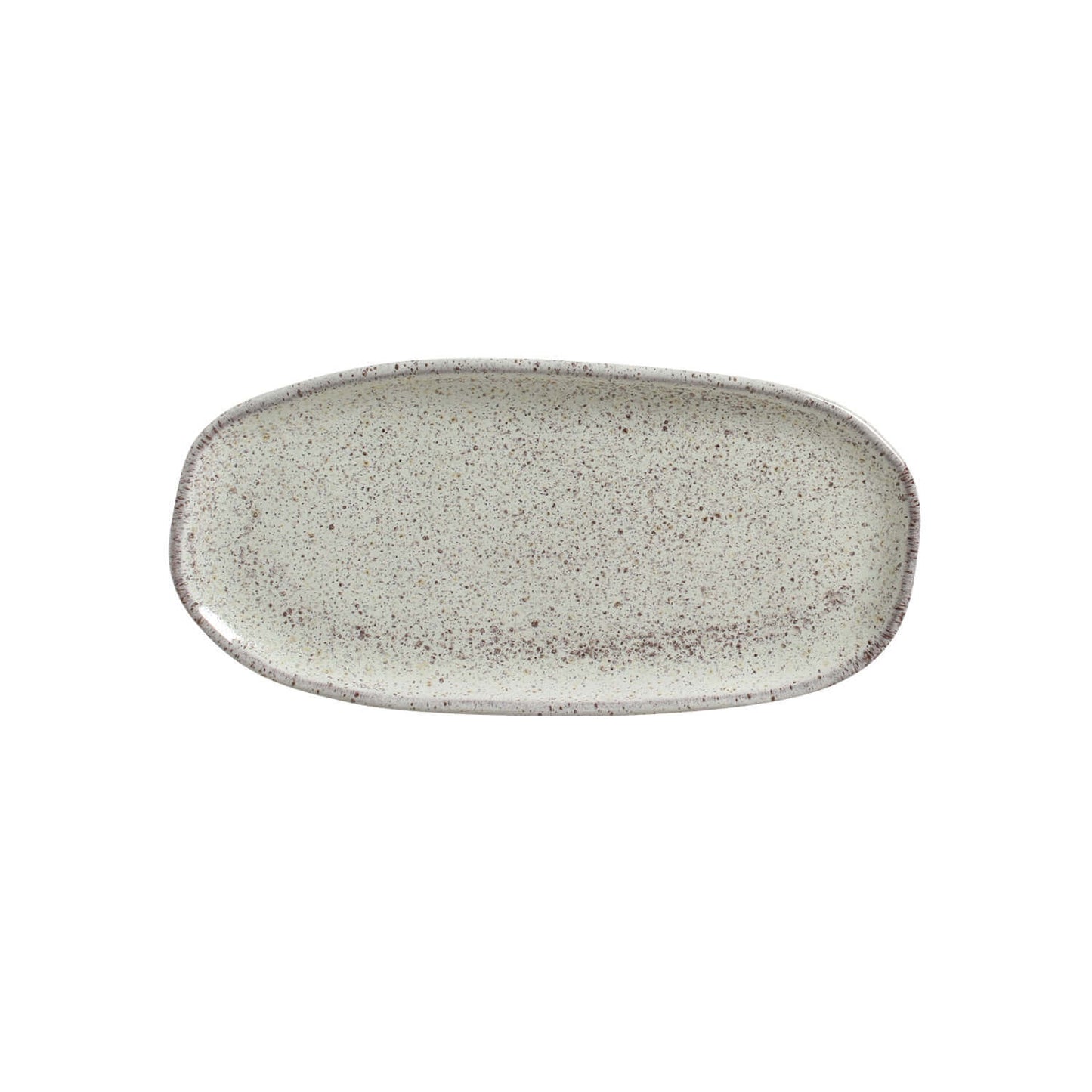 Shallow Organic Oval Platter Small Set of 4