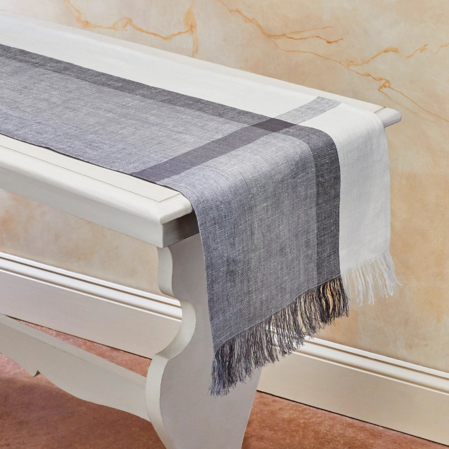 Hinterland Handwoven Linen Table Runner