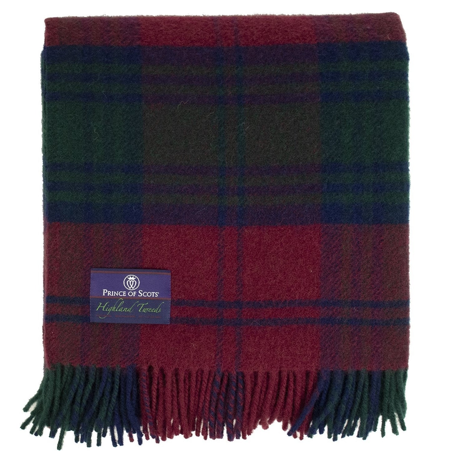 Highland Tweeds Pure New Wool  Fluffy Throw - Lindsay