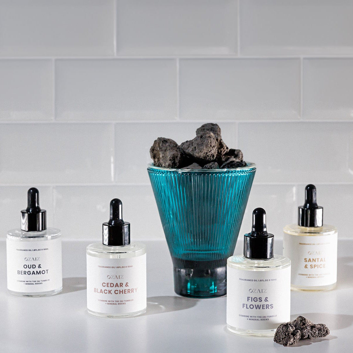 ZAI Lava Rock Diffuser - Cedar & Black Cherry