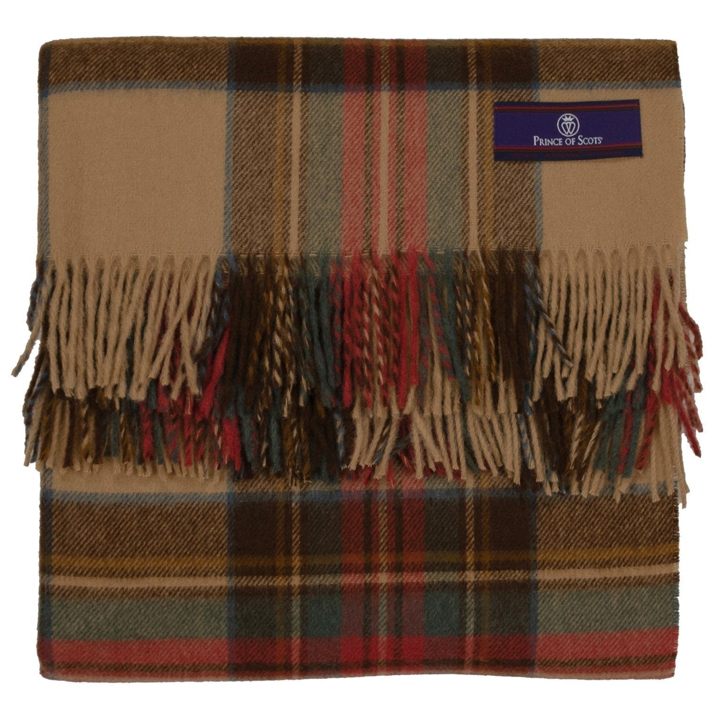 Prince of Scots Merino Wool Throw - Antique Dress Stewart