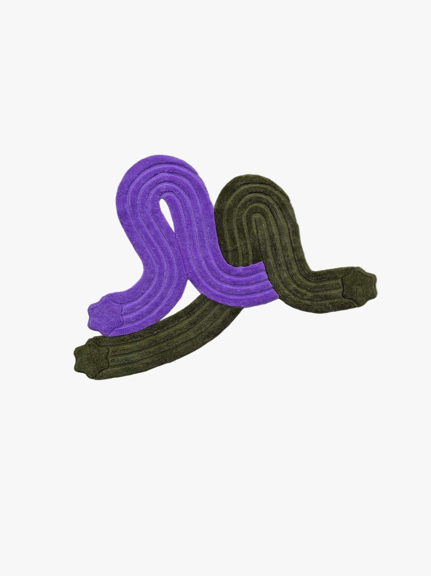 Entwine Rug Green + Purple