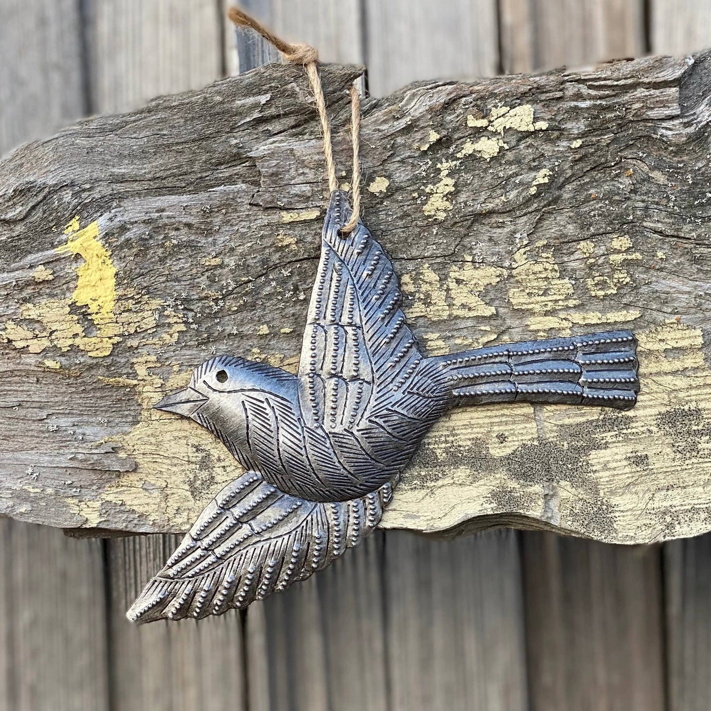 Set of 5 Metal Birds $5 ea. Flock Flying Left Recycled Art