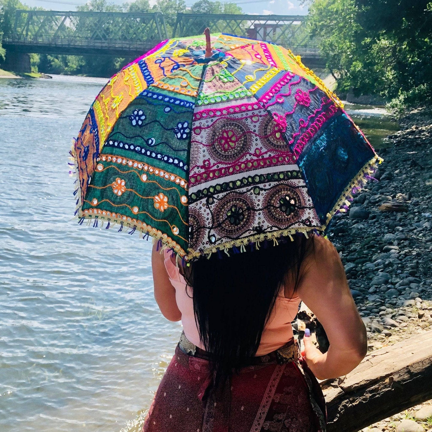 Embellished Parasol Umbrellas