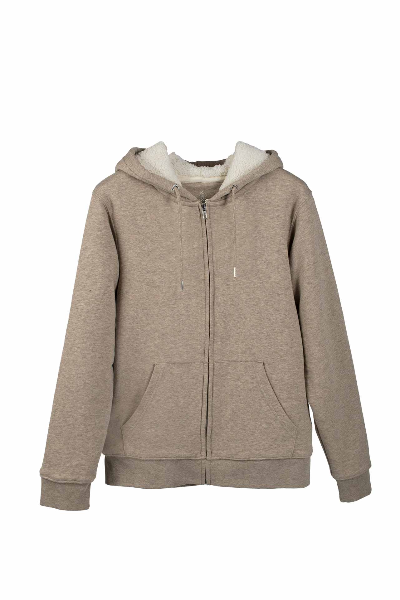 Chaqueta sherpa - Nuez Jaspeado