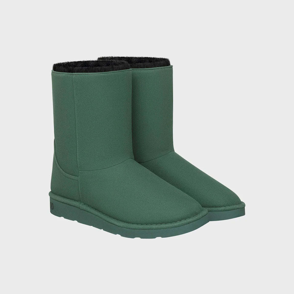 Ethical green mid-calf vegan boots
