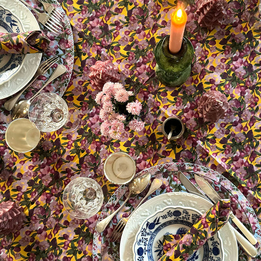 Tablecloth Romance is Dead Yellow