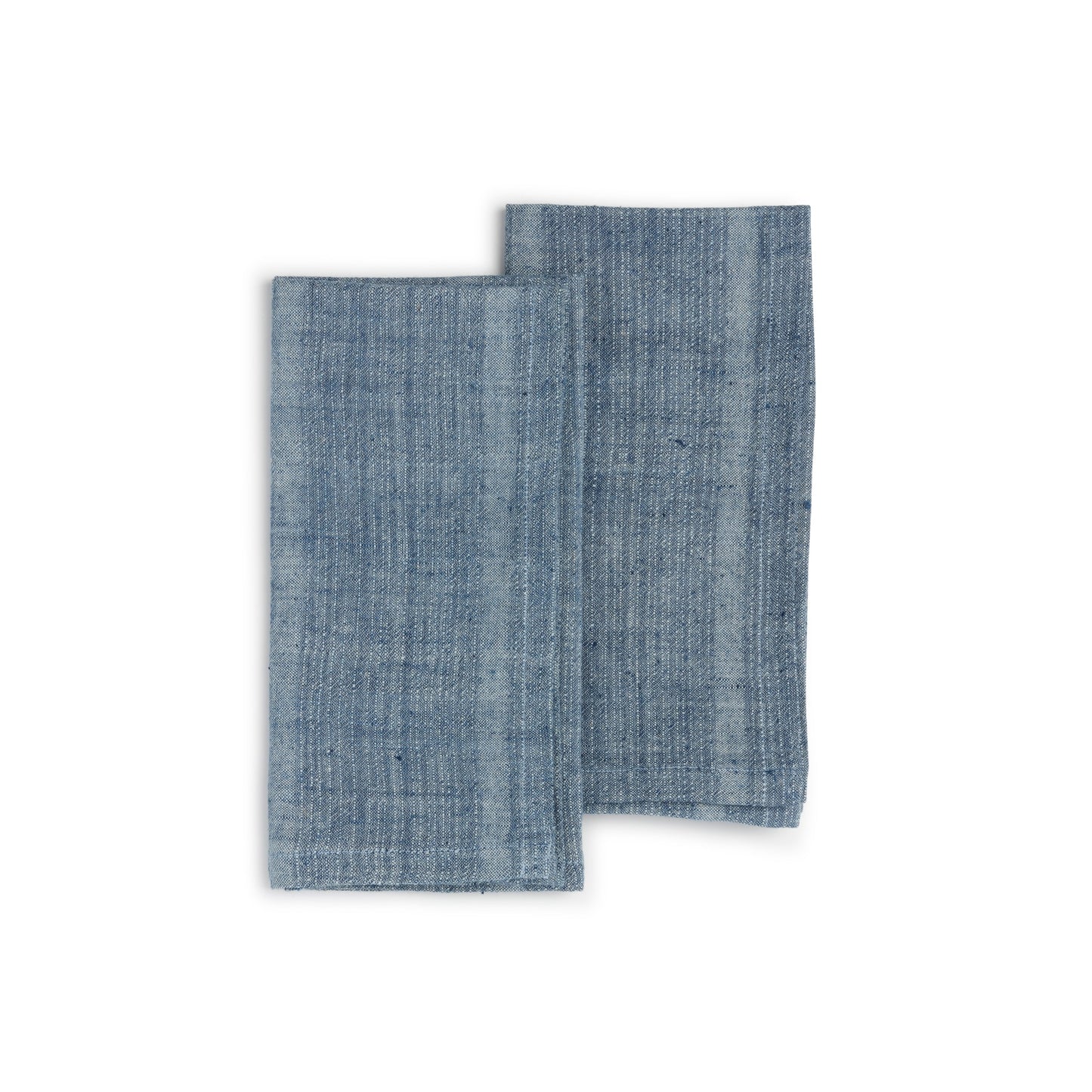 Handwoven Organic Cotton Napkins, Set of 2 | 20" × 20" | Fair Trade | Horizon