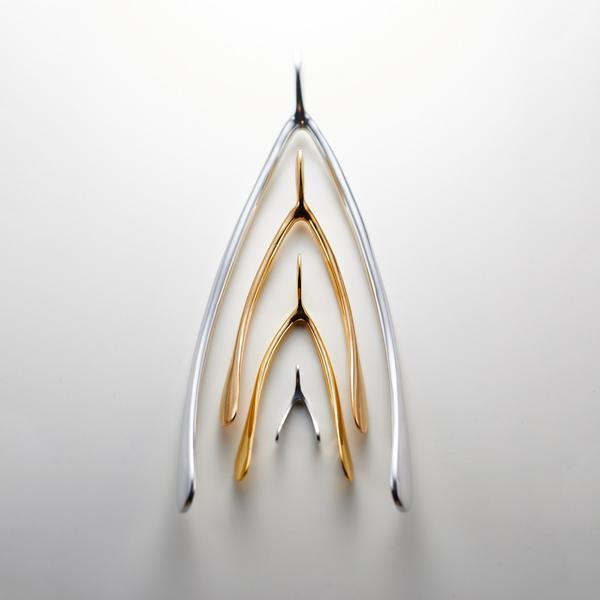 Wishbone Bookend Pair