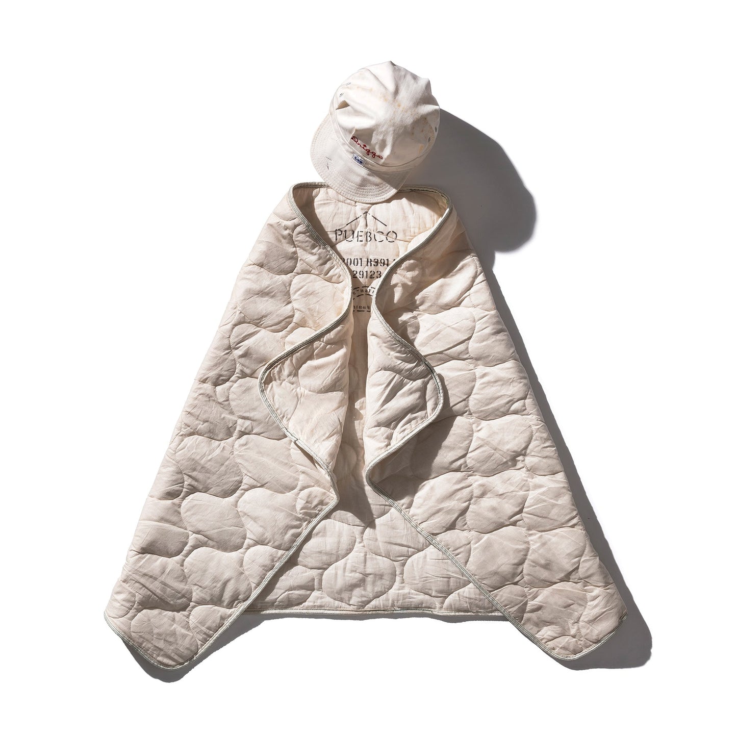 Vintage Parachute Line Quilted Blanket