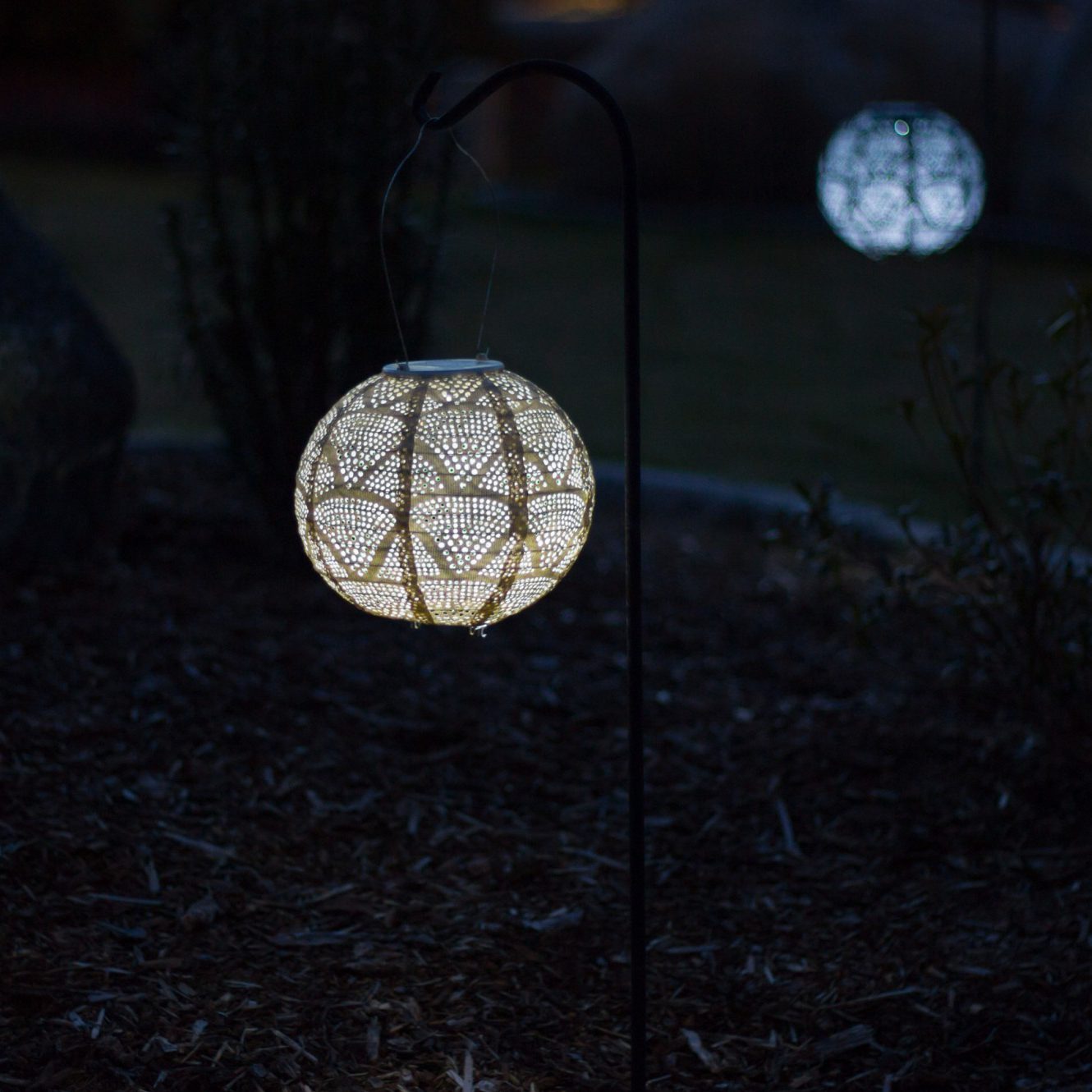 Soji Stella Pearl Solar Lantern Multi-Shape 3-pack