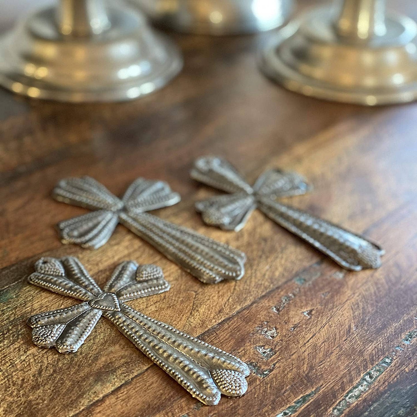 3" x 4.75"  Haitian Metal Cross, $3.15 ea. set/3, Fair Trade