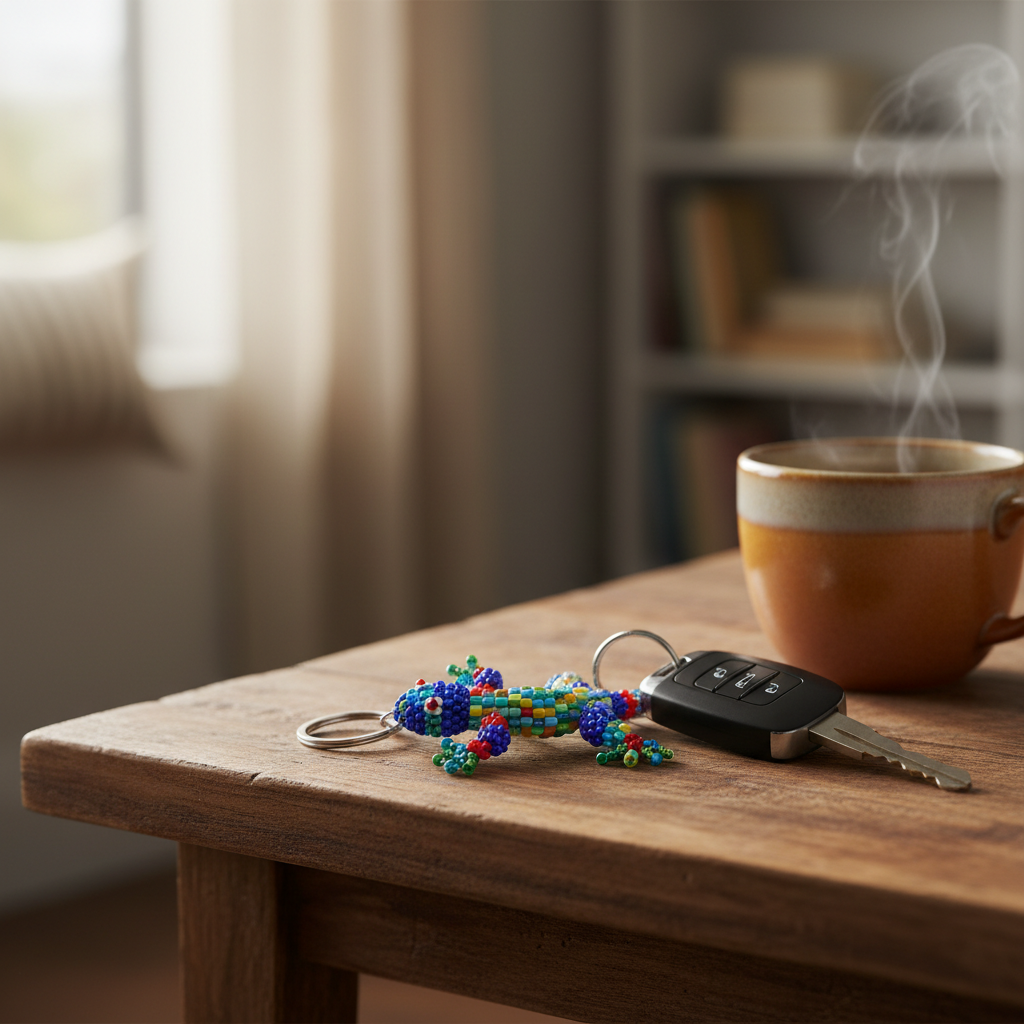 Gecko Keyring (Set of 6)