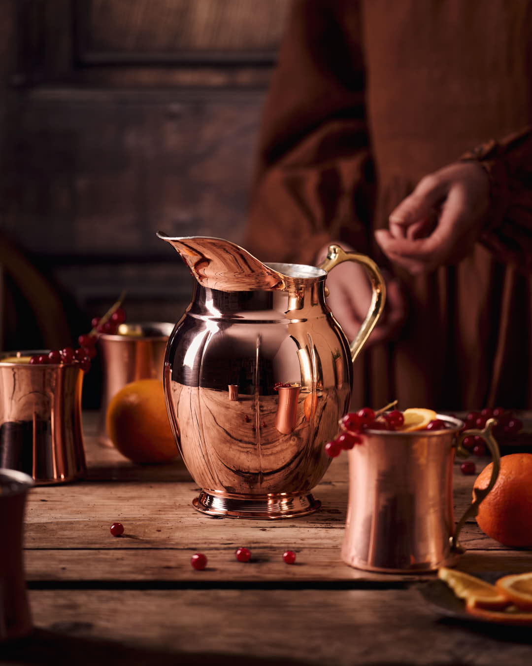 CMK Vintage Inspired Copper Small Pitcher