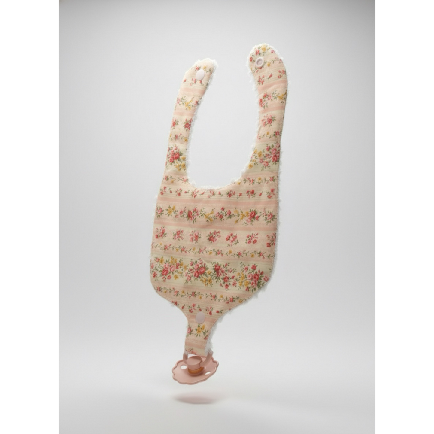 Soothe & Snap Pacifier Bib - Meadowlark Floral