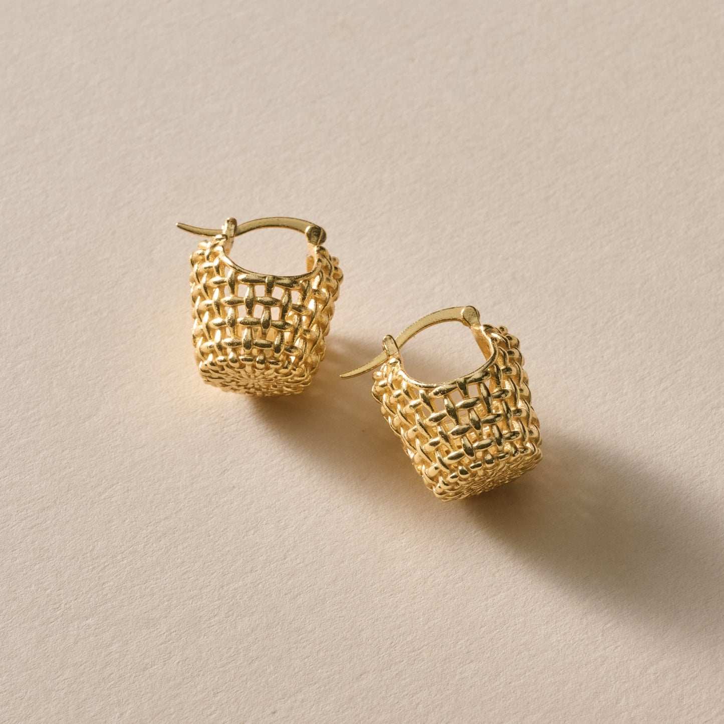 Jiya Basket Shaped Earrings