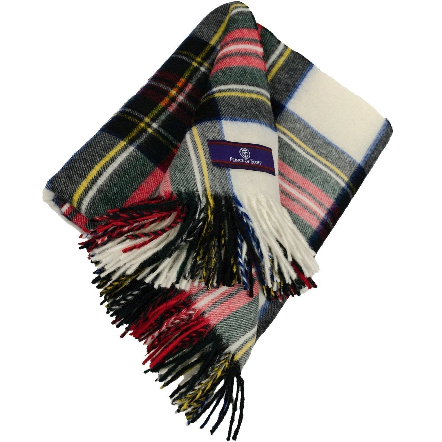 Highland Tartan Tweed Merino Wool Throw - Dress Stewart