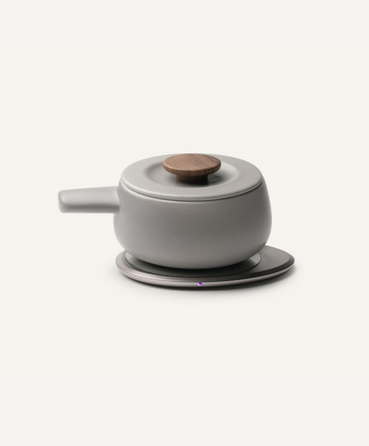 Fondi Self-heating Fondue Set - Soft Gray