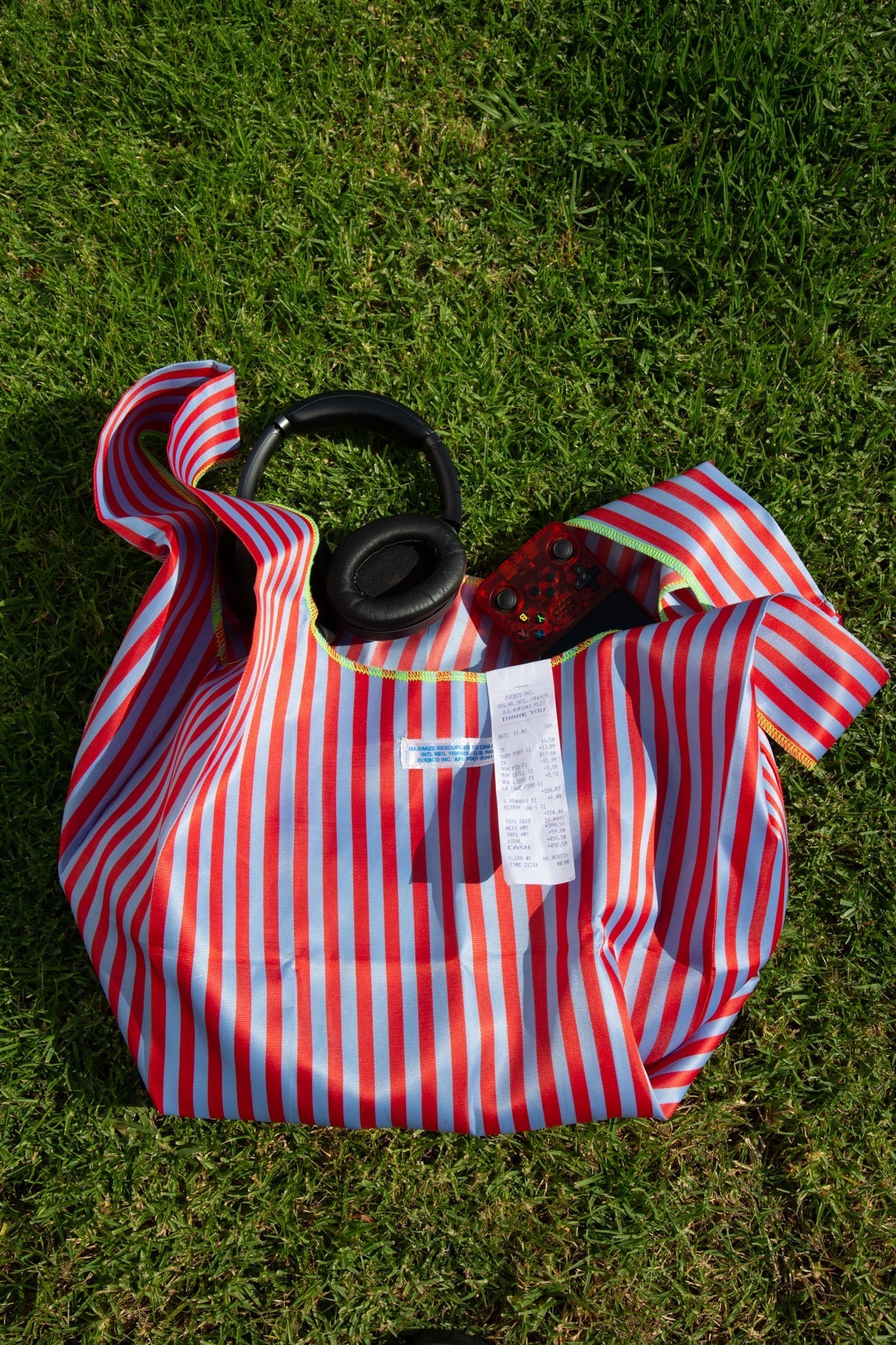 School Tie Fabric Bag