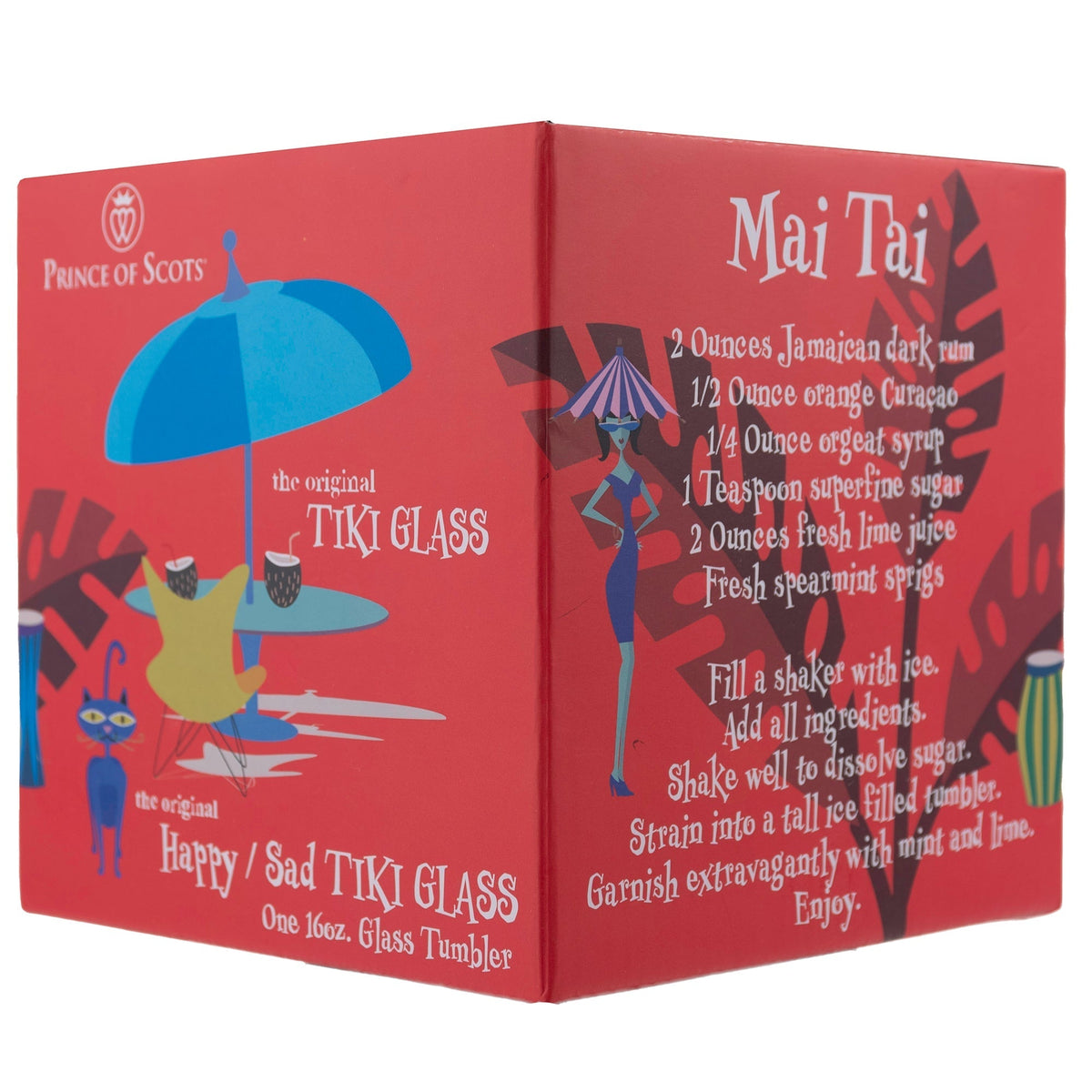 The Original Happy/Sad Tiki Glass Party in a Box