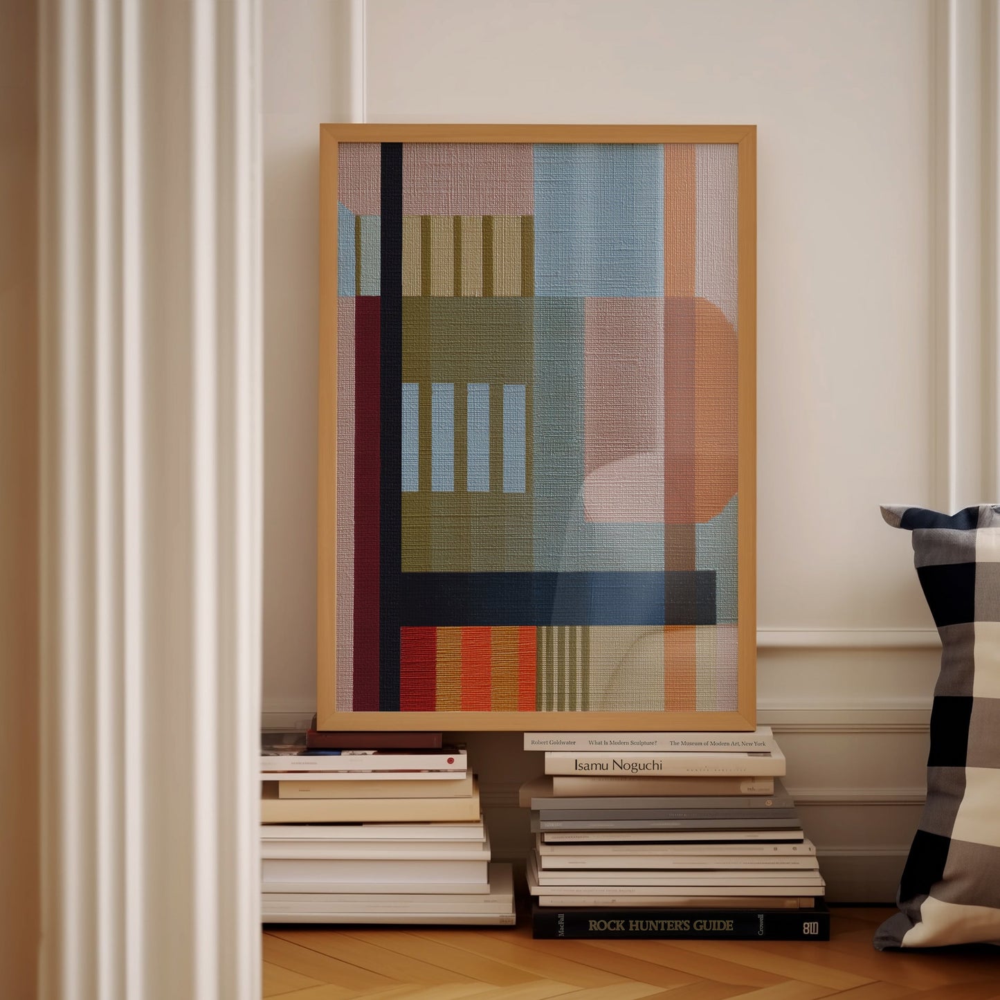 Woven Perspectives No. 01 — Geometric Abstract Art Print
