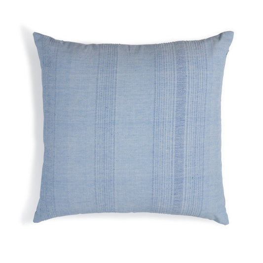 Cotton Throw Pillow with Insert | Handwoven Raised Weave | Fair Trade | ECOLOOM