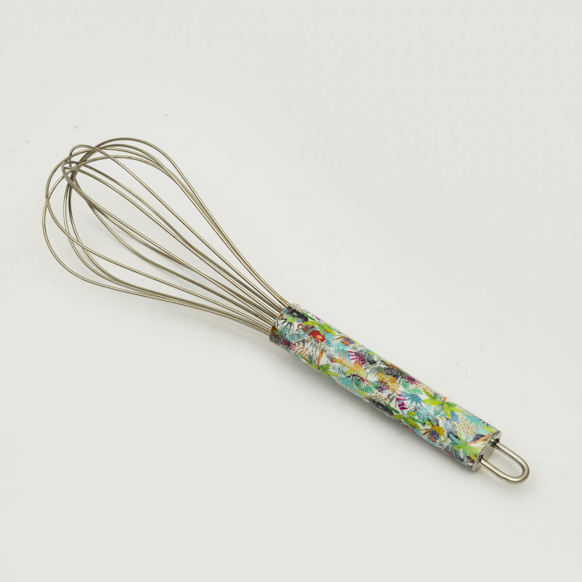 Rainforest Bloom Bowl & Whisk Stainless Steel Mixing Set