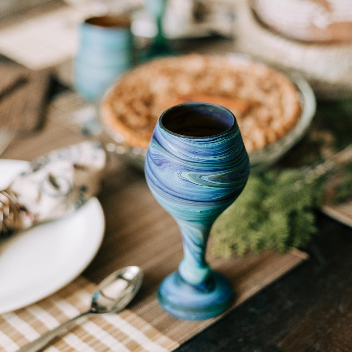 Phoenician Glass Goblet