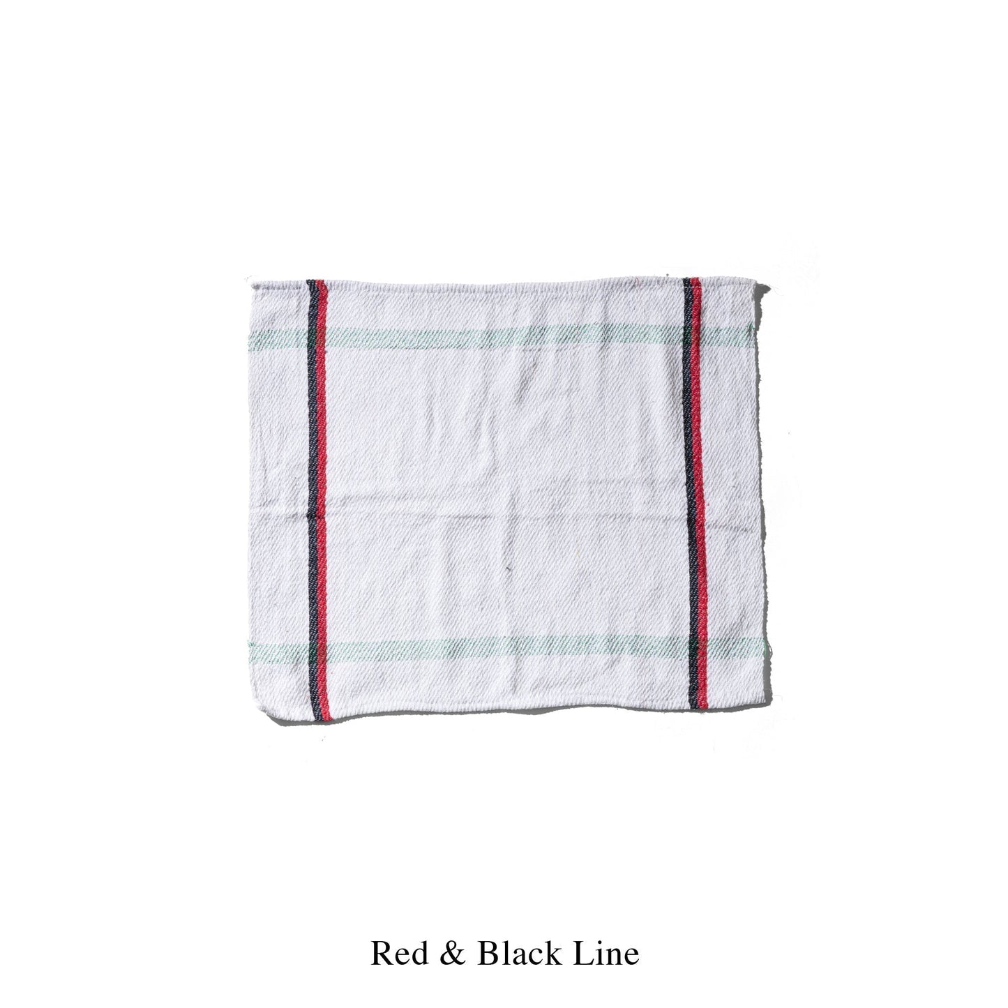 India Kitchen Towel - Red & Black Line