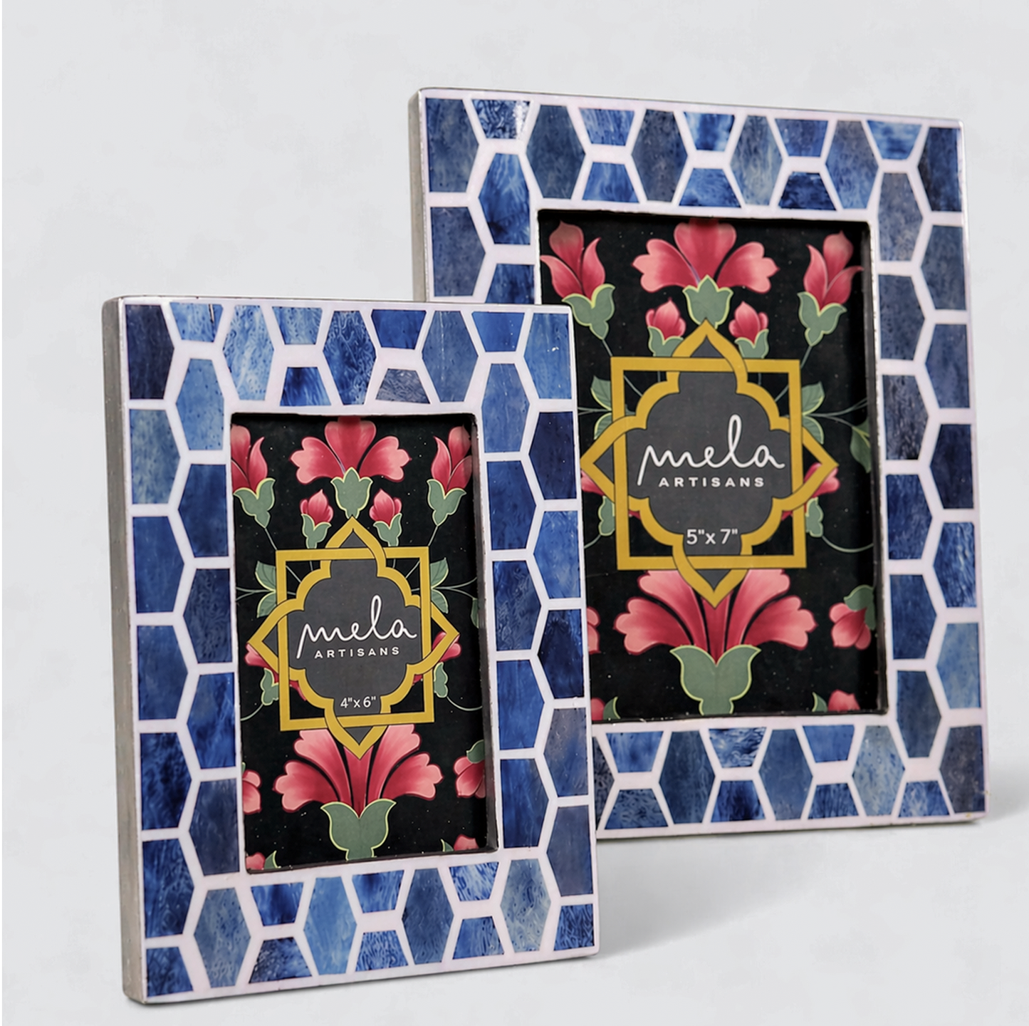 S/2 Gramercy Inlay Photo Frame Gift Box Set