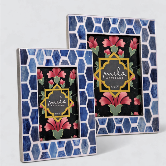 S/2 Gramercy Inlay Photo Frame Gift Box Set
