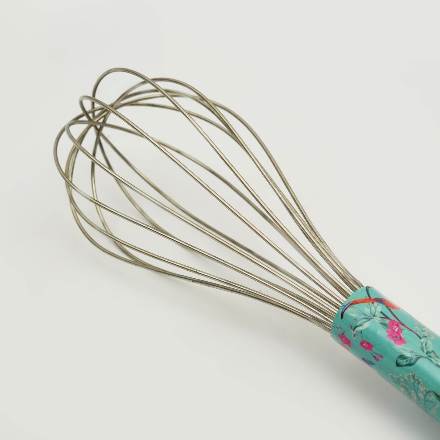 Aqua Bloom Bowl & Whisk Stainless Steel Mixing Set