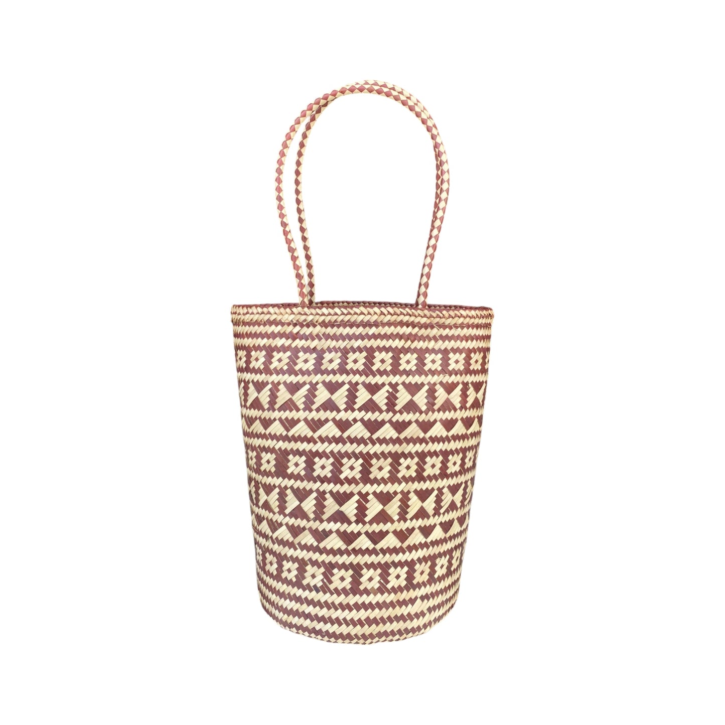 Palm Leaf Shopper Market Tote