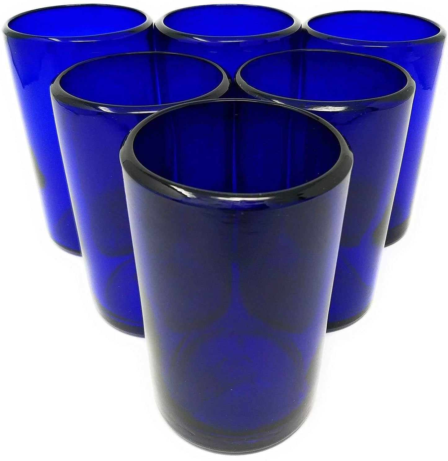 Pure Cobalt Water Glasses - Set of 6