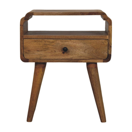 Solid Wood Newton Oak-ish Nightstand