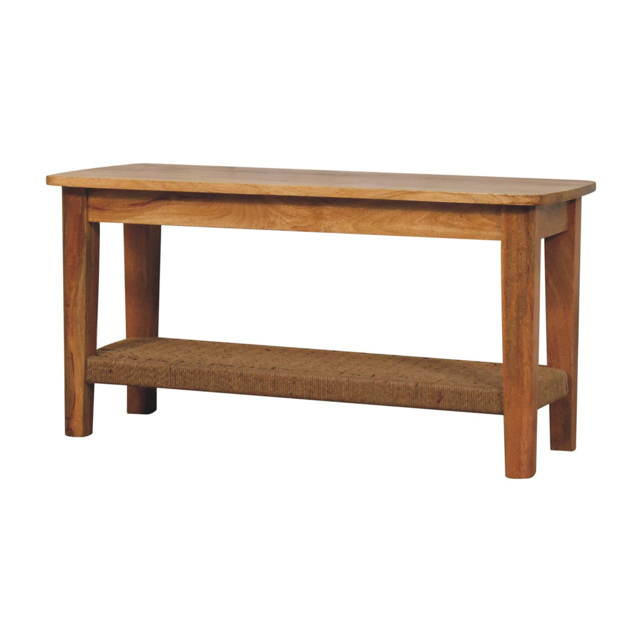 Rope Coffee Table, Open Shelf