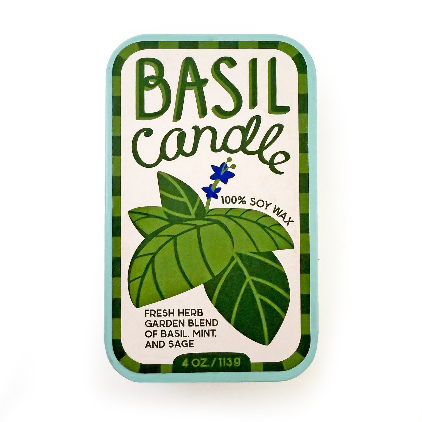 Basil & Lemon Candle Set of 2