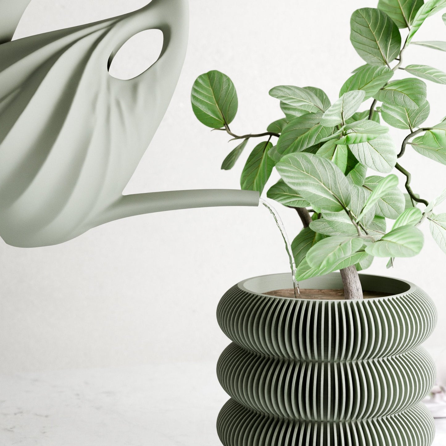 Swirl Watering Can