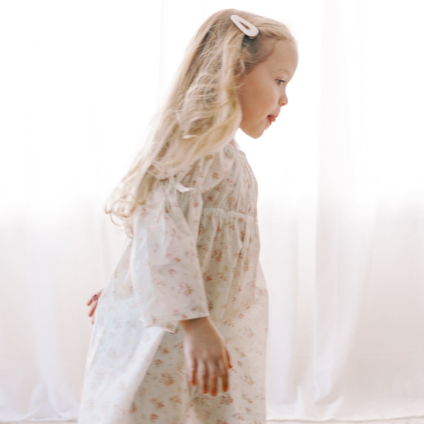 Kennedi Dress | Spring Petal |Bell Sleeve